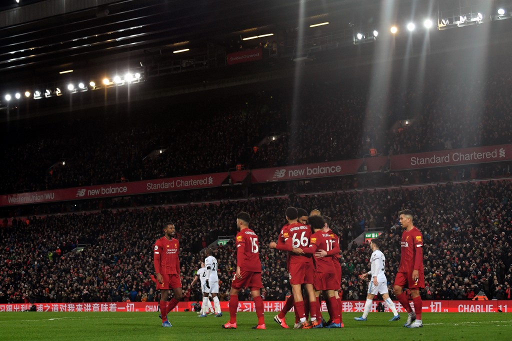 2 Bukti Stadion Anfield Angker bagi Lawan Liverpool di Liga Inggris