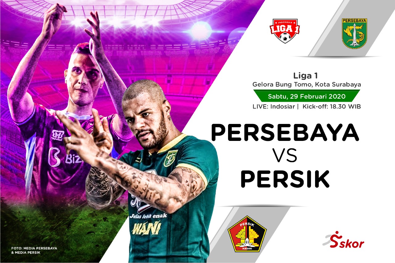 Link Live Streaming Liga 1 2020: Persebaya vs Persik