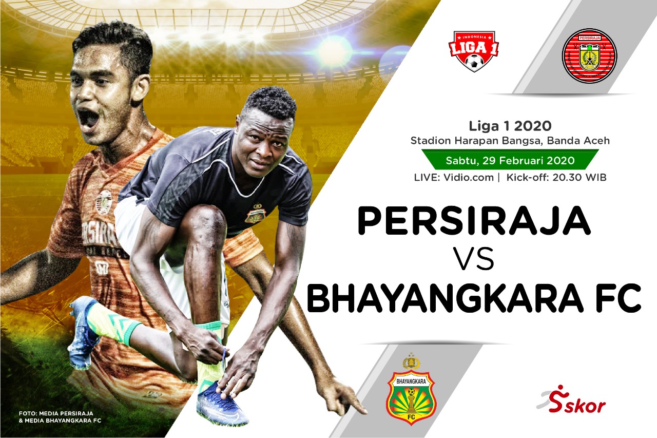 Susunan Pemain Persiraja vs Bhayangkara FC: The Guardian Lebih Komplet