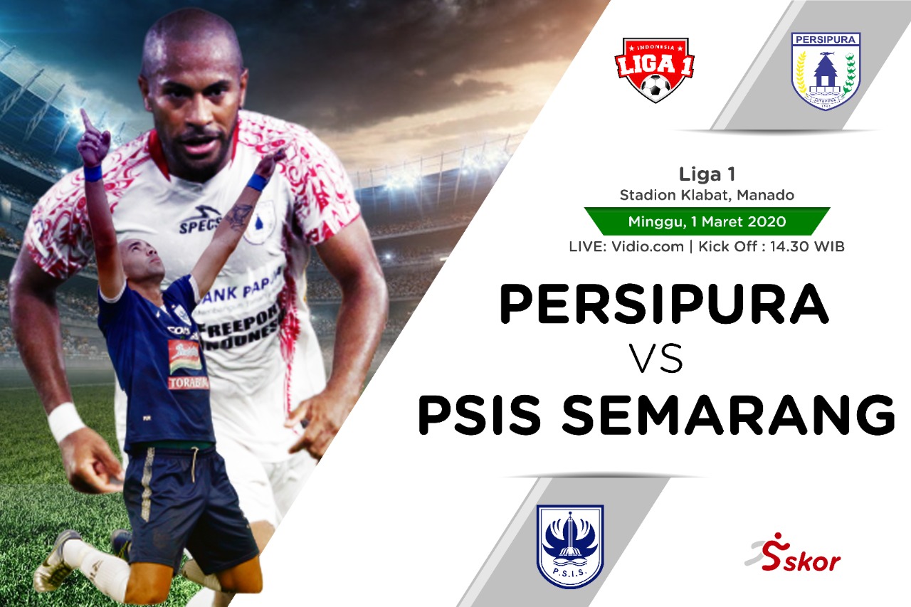 Link Live Streaming Liga 1 2020: Persipura vs PSIS Semarang