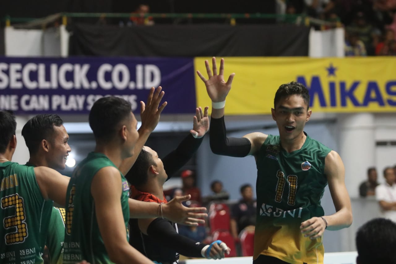 Proliga 2020: Putra BNI 46 Susah Payah Raih Tiket Final Four