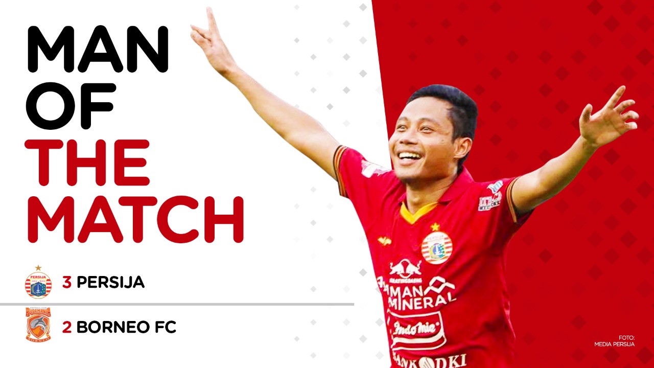 Liga 1 2020, Man of The Match Persija Jakarta vs Borneo FC: Evan Dimas 