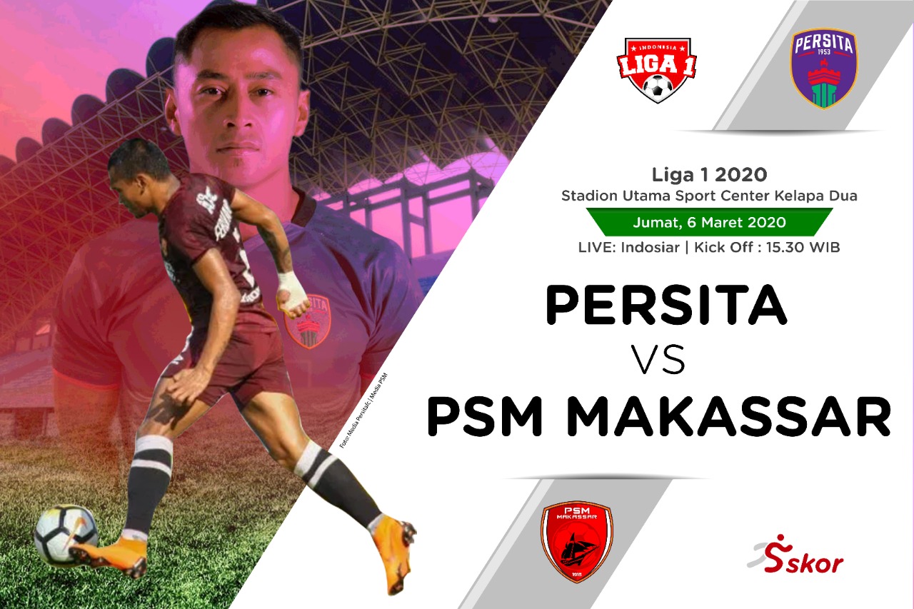 Prediksi Pertandingan Liga 1 2020: Persita Tangerang vs PSM Makassar