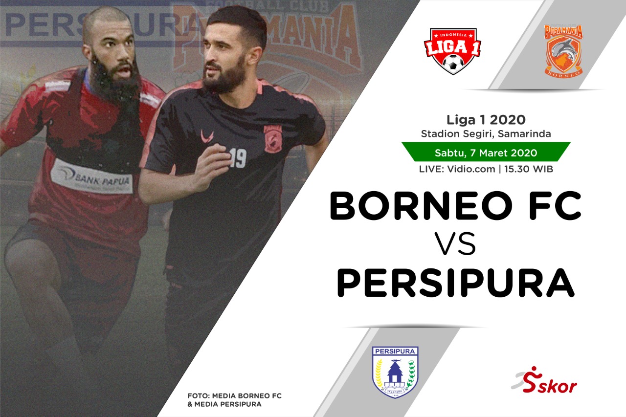  Link Live Streaming Liga 1 2020: Borneo FC vs Persipura