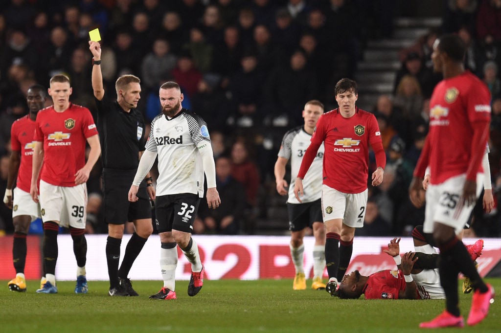 Hasil Derby County vs Man United: Wayne Rooney Kalah Telak