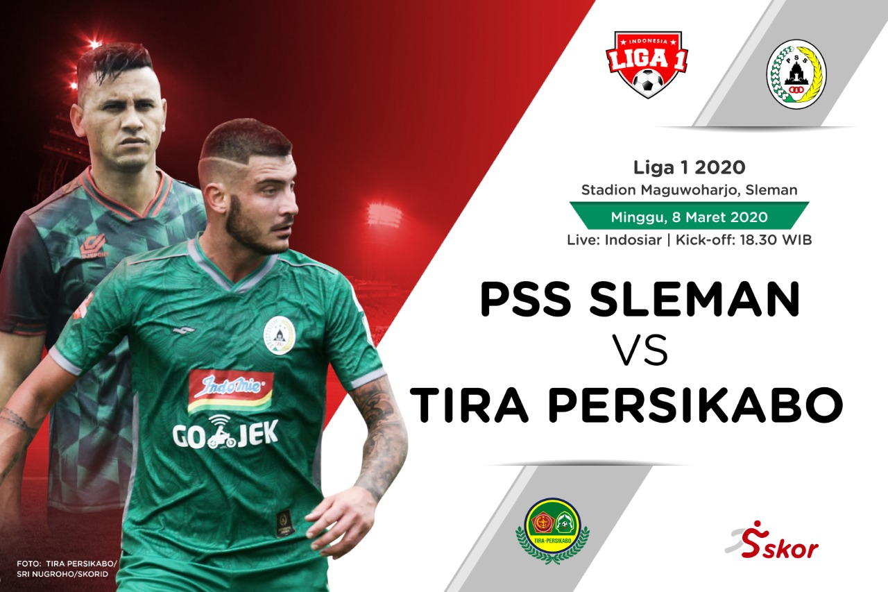 Prediksi Pertandingan Liga 1 2020: PSS Sleman vs Tira Persikabo