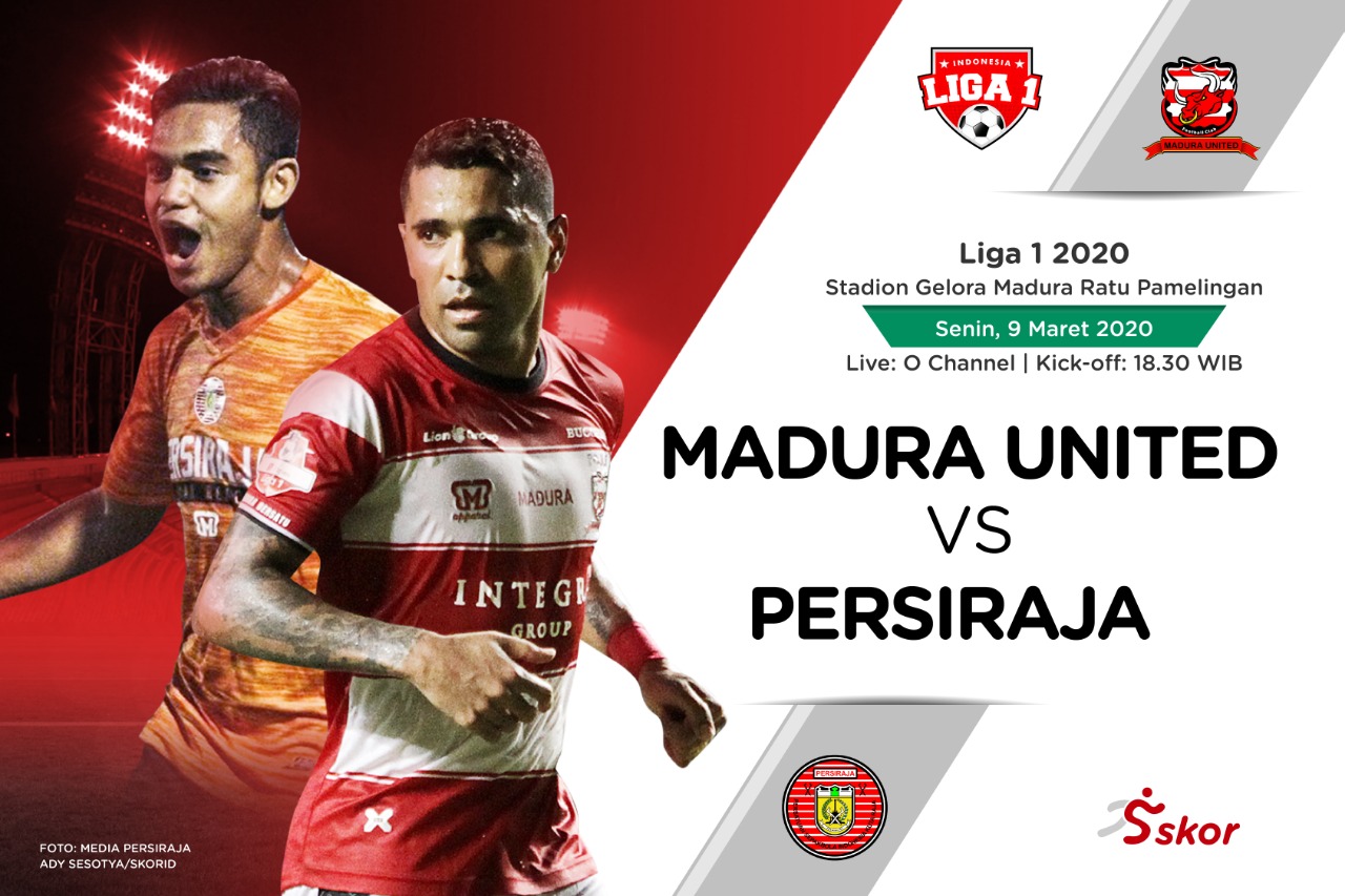 Prediksi Pertandingan Liga 1 2020: Madura United vs Persiraja