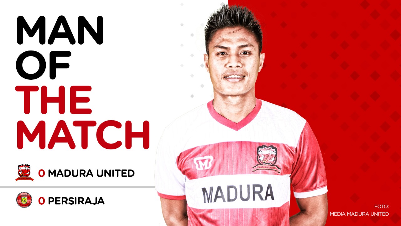 Man of the Match Madura United vs Persiraja: Fachruddin Aryanto 