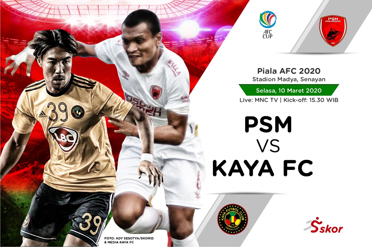 Babak I PSM Makassar vs Kaya FC Iloilo:  Main 10 Pemain, Juku Eja Unggul