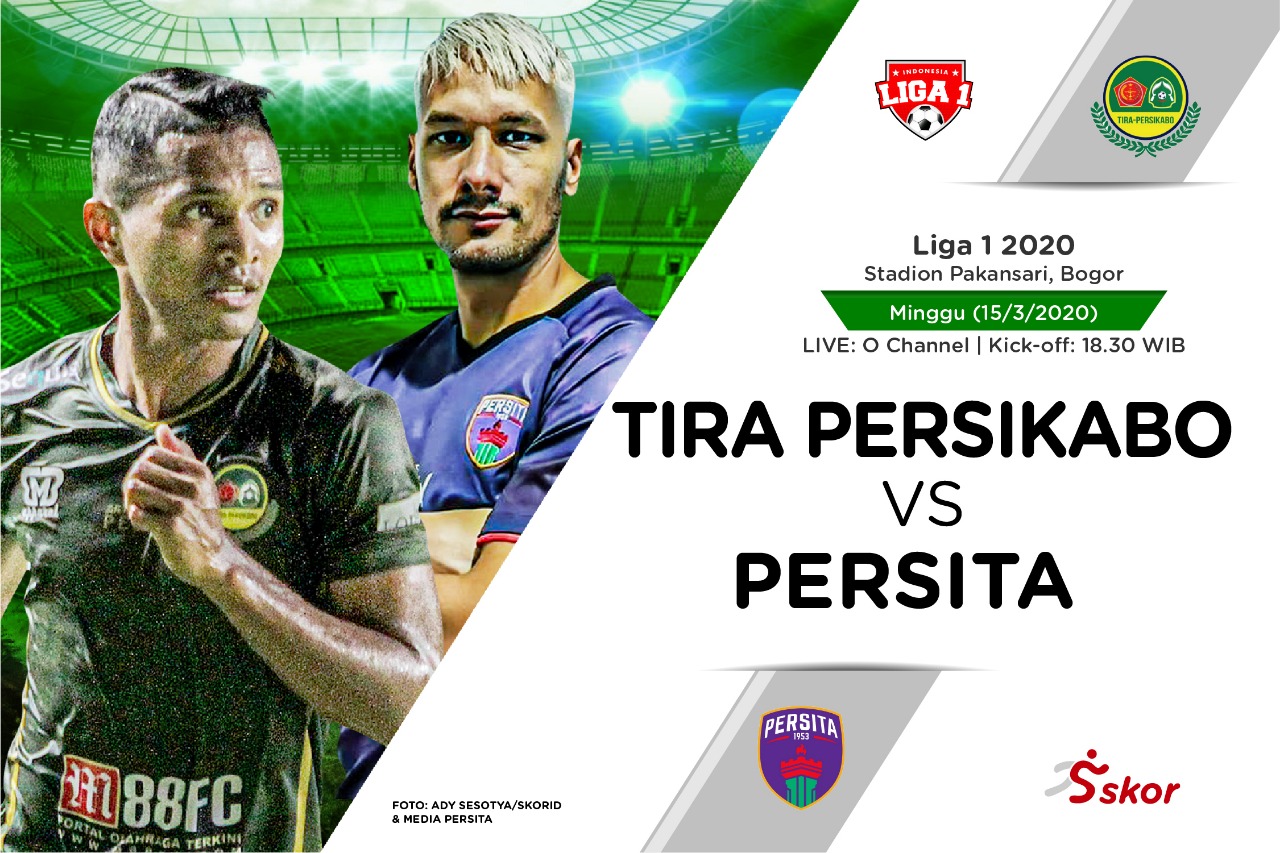 Prediksi Pertandingan Liga 1 2020: Tira Persikabo vs Persita