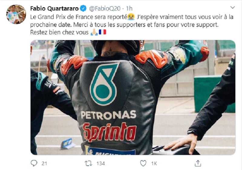 Fabio Quartararo Selalu Belajar dari Kesalahan