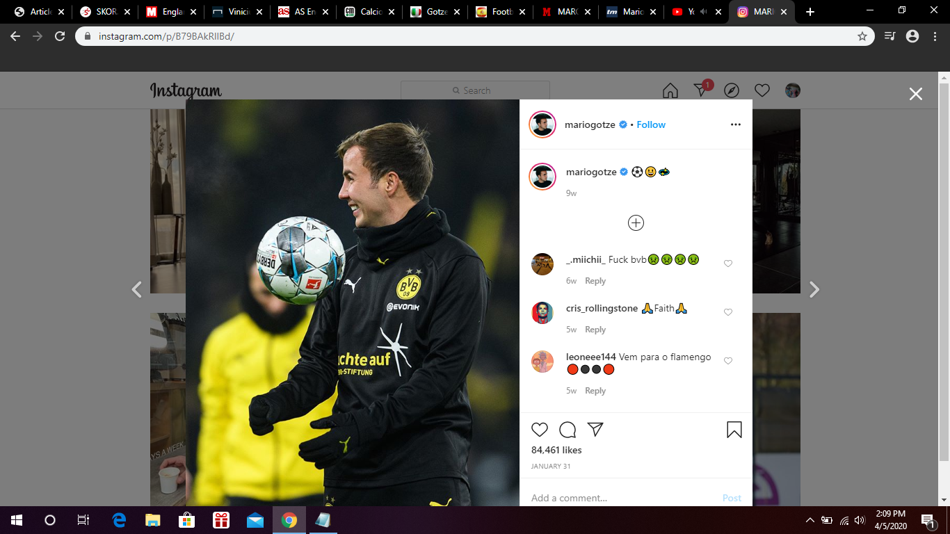 Mario Gotze Pastikan Hengkang dari Borussia Dortmund