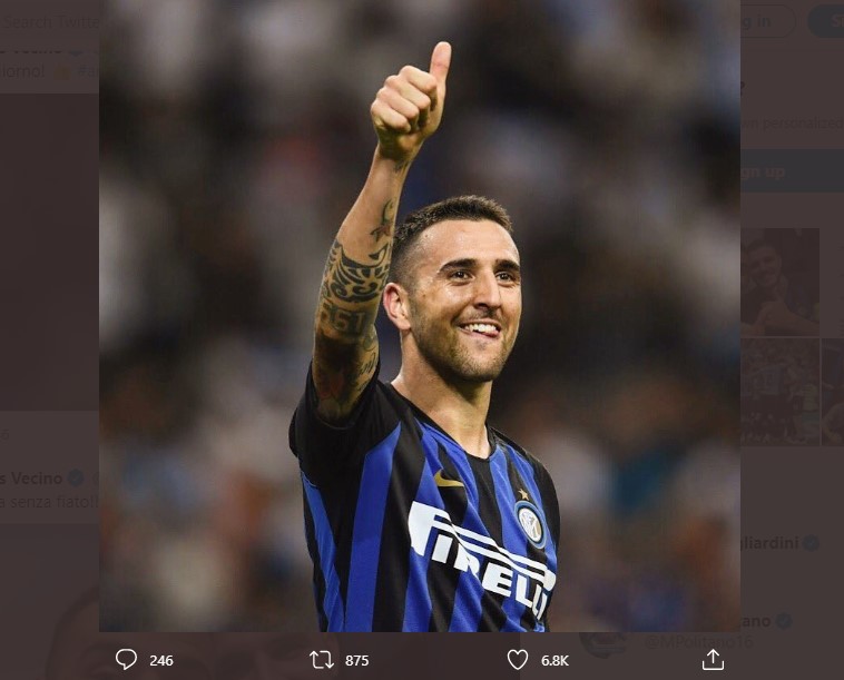 Ini Impian Muluk Matias Vecino di Inter Milan
