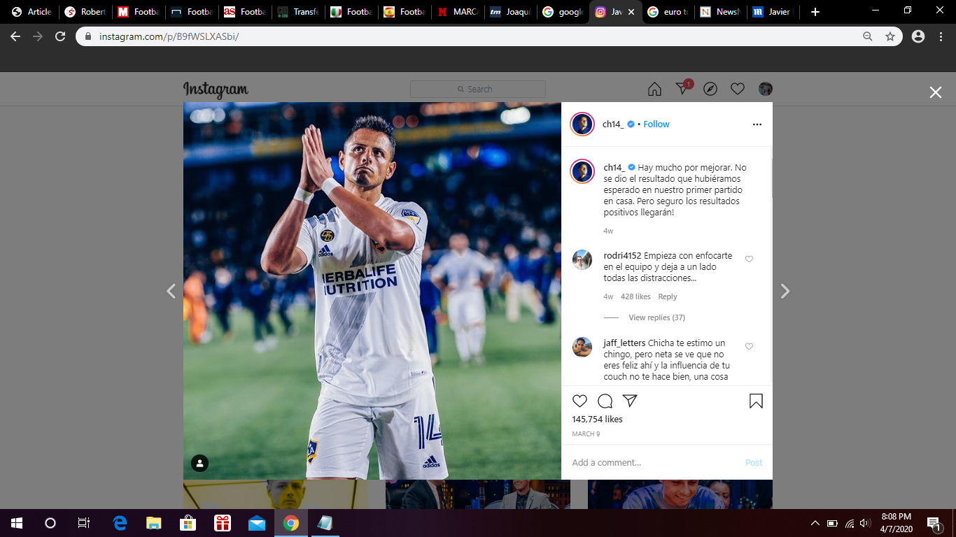 Chicharito Ceritakan Manis Pahitnya bersama Man United