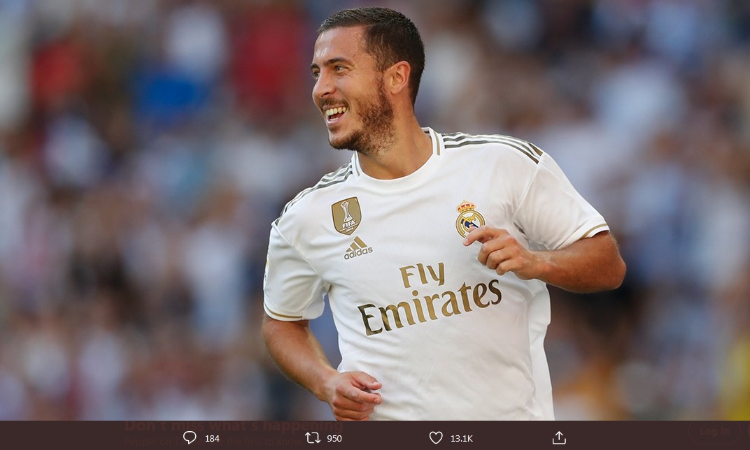 Eden Hazard Siap Sambut Liga Spanyol Usai Sembuh dari Cedera