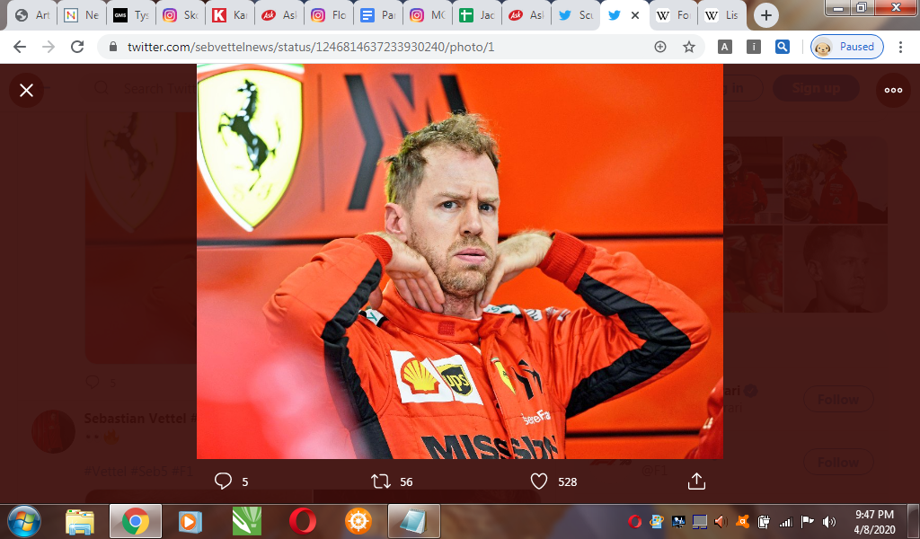 Ferrari Beri Ultimatum kepada Sebastian Vettel