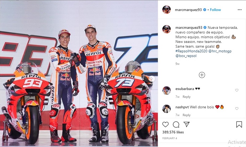 Alasan Ibunda Marquez Bersaudara Enggan Hadir di Sirkuit MotoGP