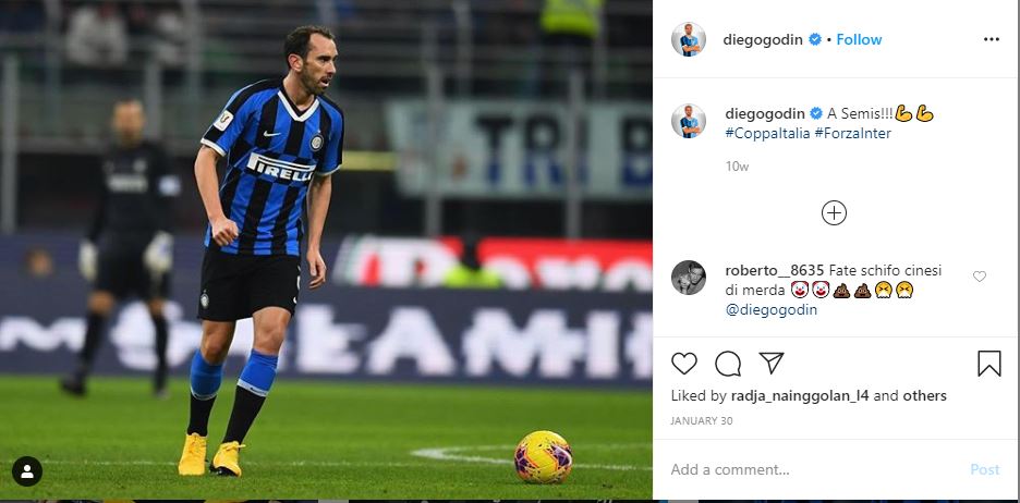 Diego Godin Yakin Inter Milan Kejar Juventus