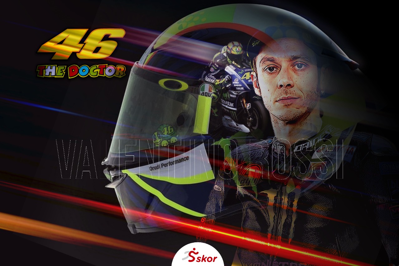 Satu Lagi, Valentino Rossi Tembus 200 Podium di MotoGP