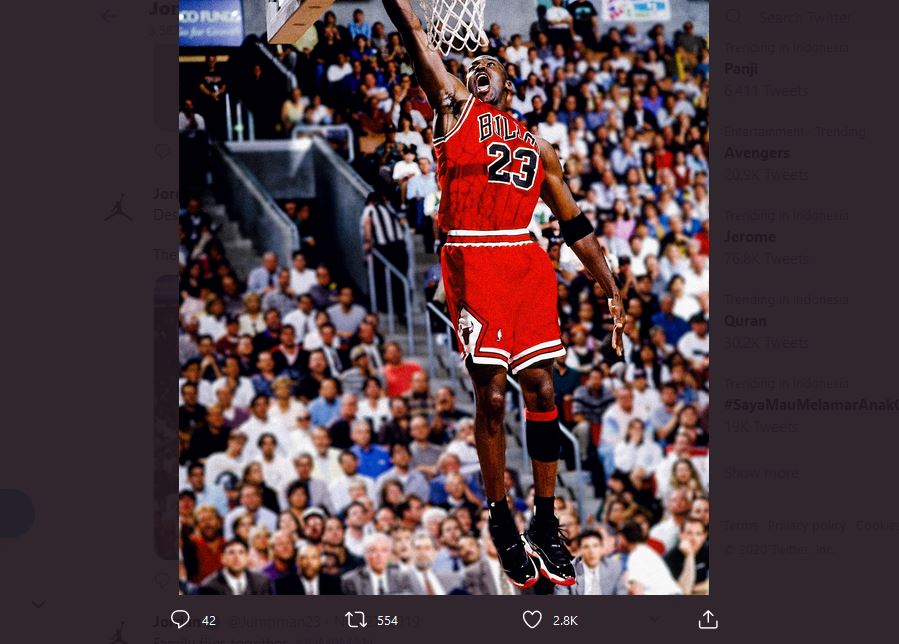 Michael Jordan Terbaik Sepanjang Masa, Mendiang Kobe Bryant Hanya Nomor Sembilan
