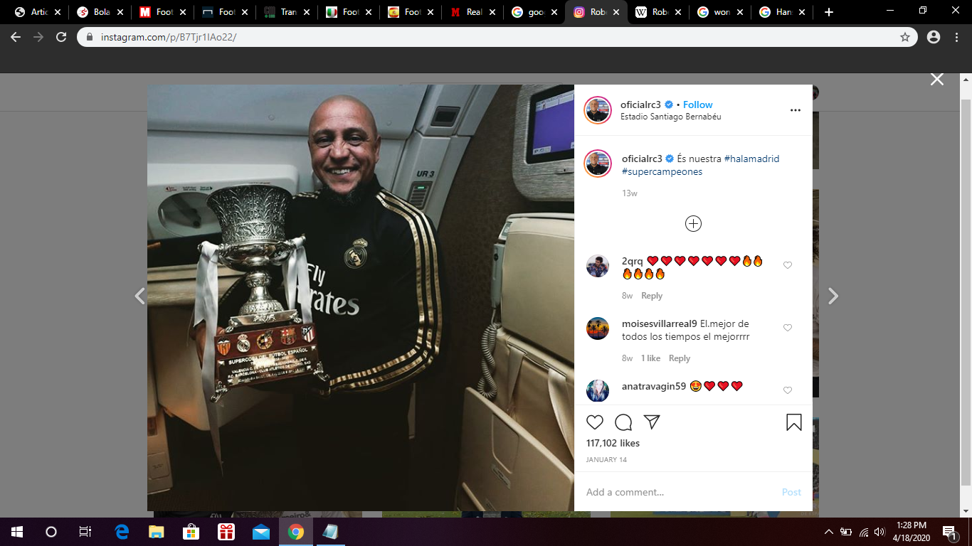 Roberto Carlos Ungkap Momen Favorit bersama Real Madrid 