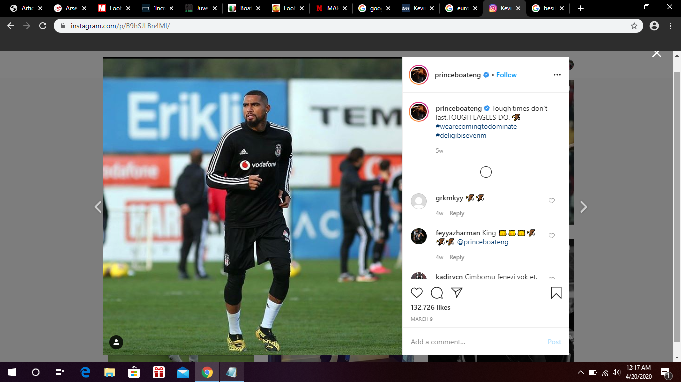 Kevin-Prince Boateng Ingin Kembali ke AC Milan