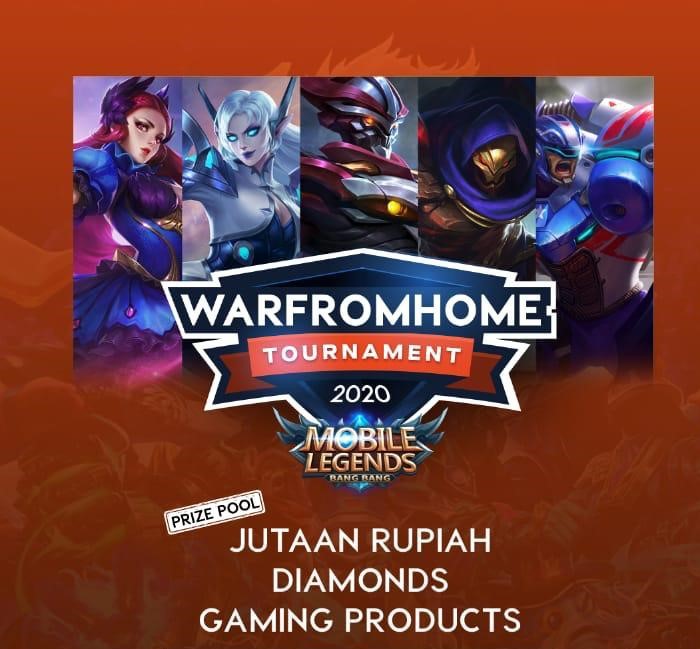 Link Live Streaming Turnamen Mobile Legends WarFromHome 2020