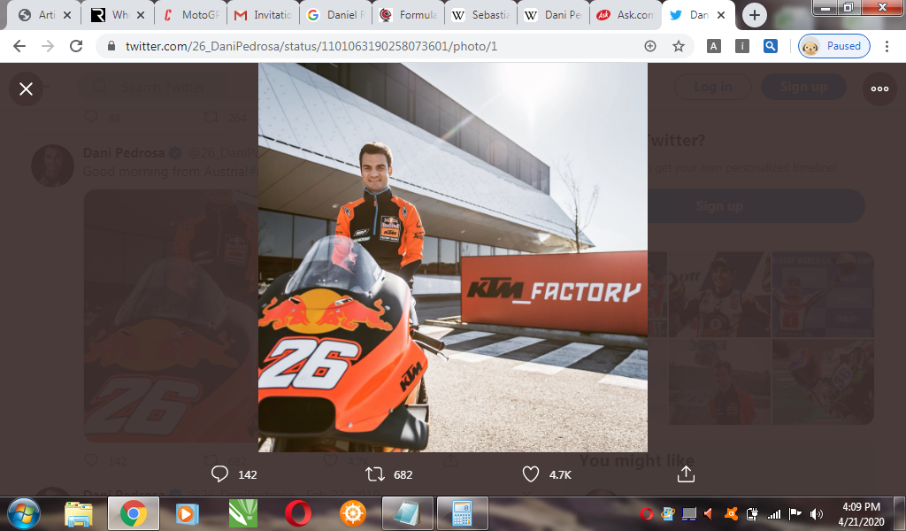 Bos Ducati Sebut Dani Pedrosa Kunci Momentum KTM di MotoGP 2020