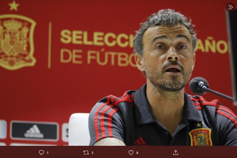 Luis Enrique Tidak Khawatir Timnas Spanyol Kesulitan Cetak Gol