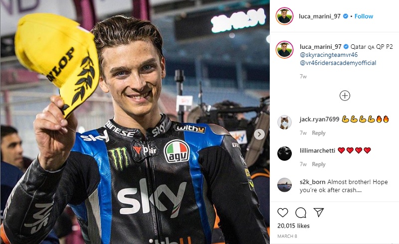 Curhat Luca Marini soal Promosi Rider Moto2 ke MotoGP 2021