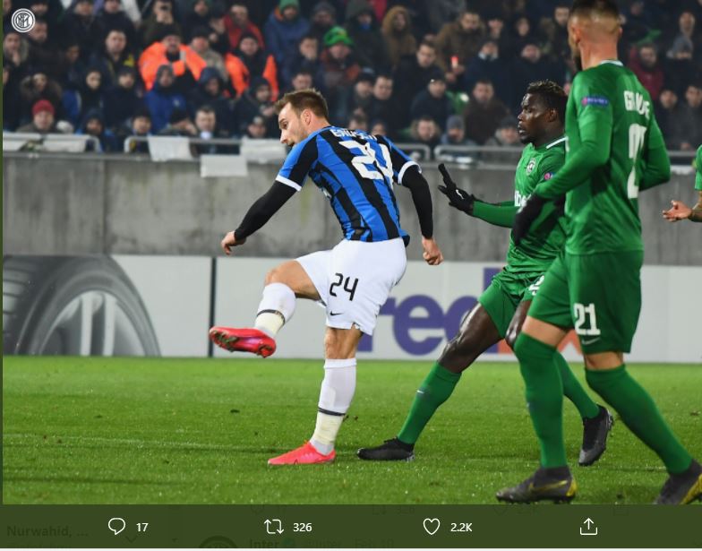 Christian Eriksen Ingin Rebut Pos Gelandang di Inter Milan