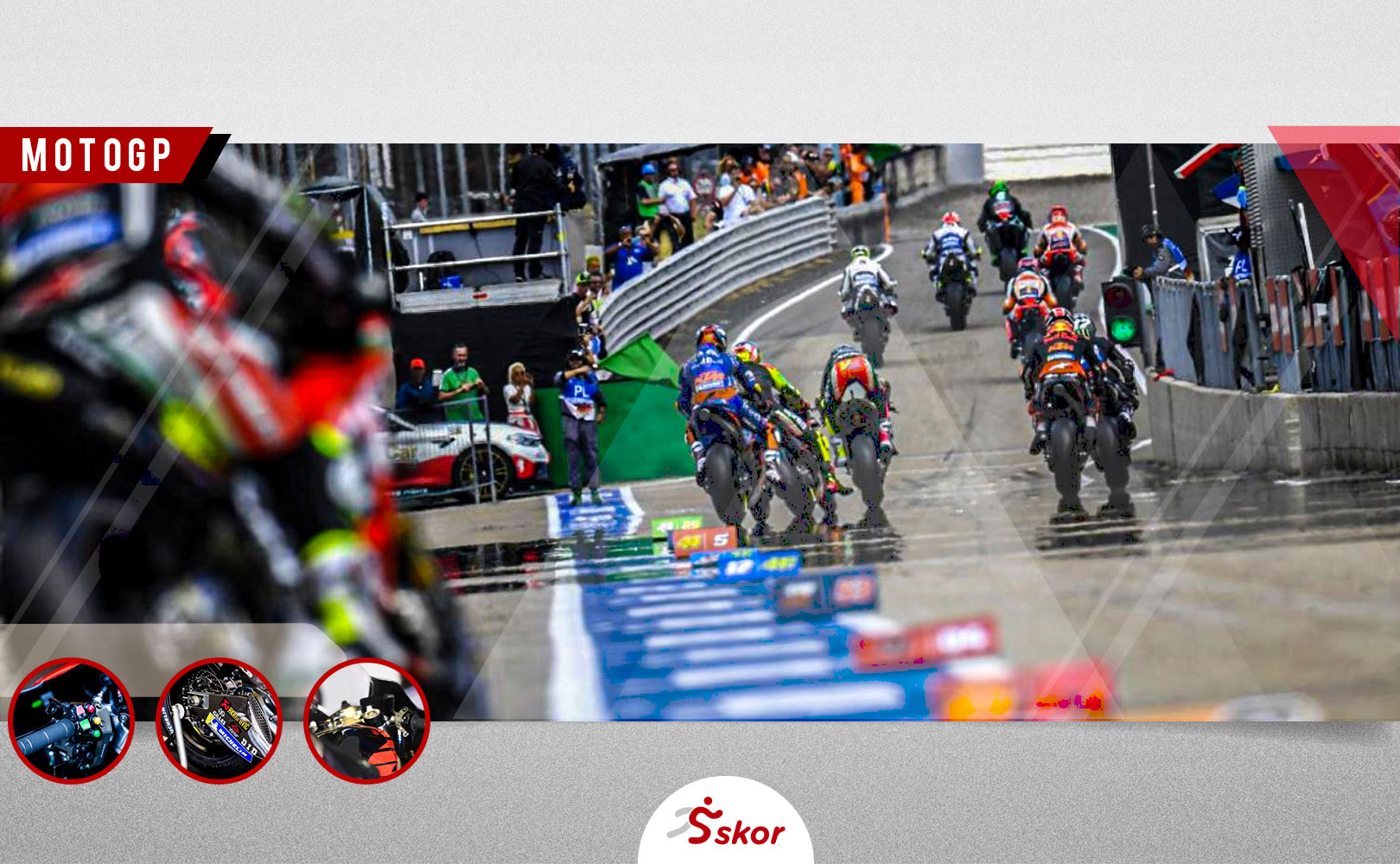Link Live Streaming MotoGP Thailand 2022: Start Ditunda Hampir Sejam, Balapan Basah Digelar