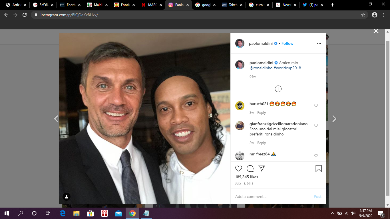 Paolo Maldini Hanya Mau Bekerja untuk AC Milan