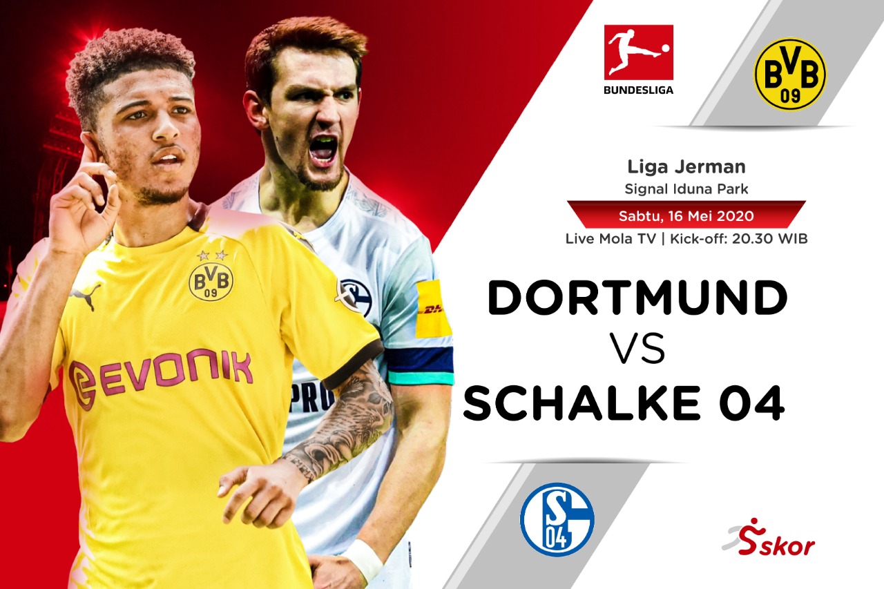 Link Live Streaming Liga Jerman: Borussia Dortmund vs Schalke 04