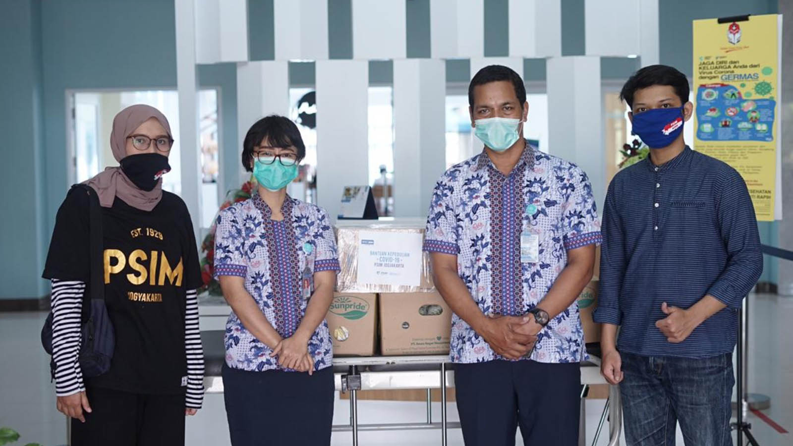 Perangi Covid-19, PSIM Yogyakarta Salurkan Donasi ke 25 Rumah Sakit 