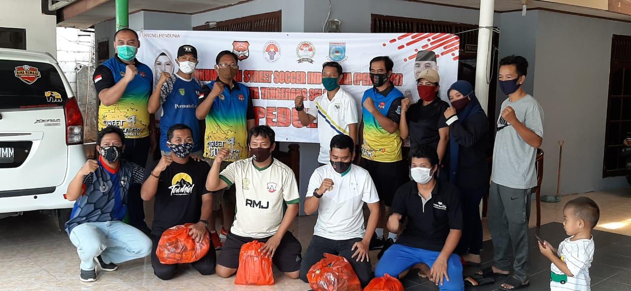 Perssoci Kota Tangsel Salurkan Ratusan Paket Sembako untuk Warga Terdampak Covid-19
