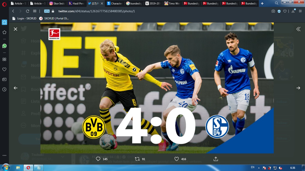Wasit Dortmund vs Schalke: Berat, Biasanya Kami Dibantu Penonton