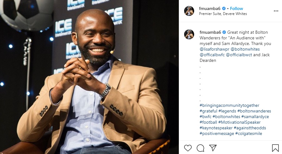 Fabrice Muamba Ungkap Sosok yang Meyakinkannya Mundur dari Sepak Bola