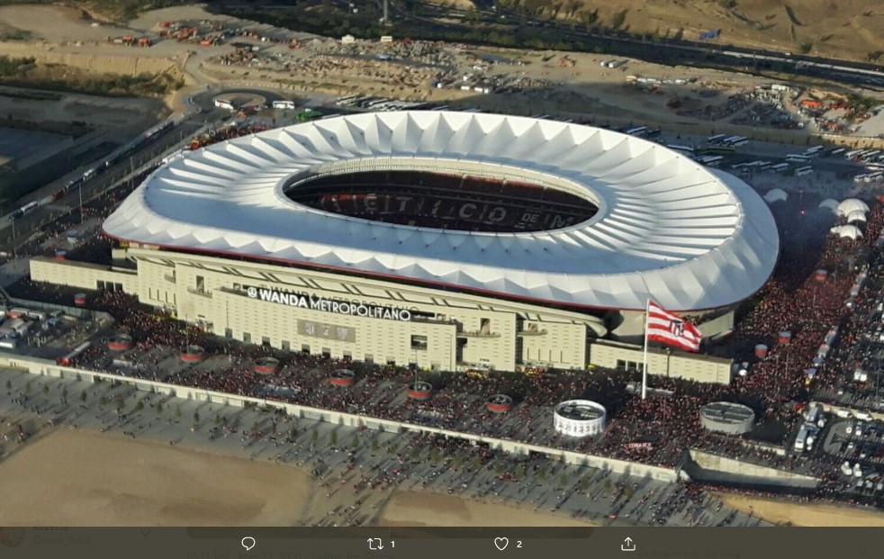 Atletico Madrid Tawarkan Stadion Wanda Metropolitan kepada Real Madrid