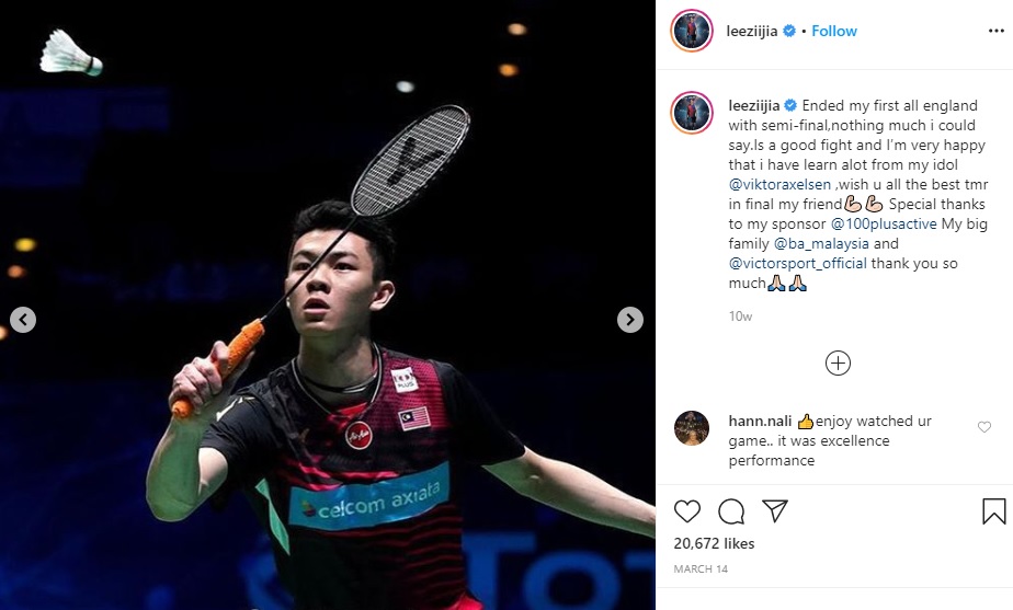 Tunggal Putra Terbaik Malaysia Targetkan Naik Peringkat demi Olimpiade Tokyo