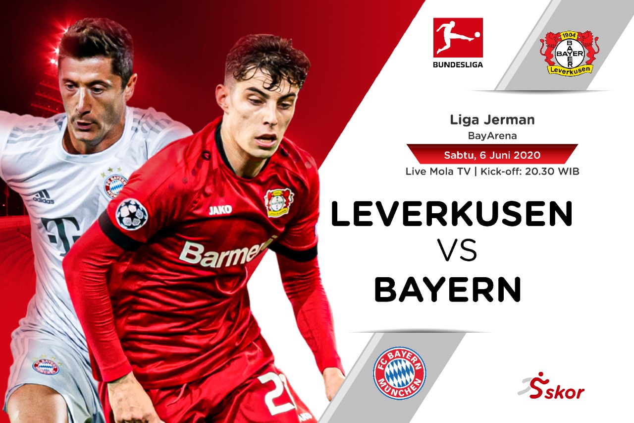 Susunan Pemain Bayer Leverkusen vs Bayern Munchen