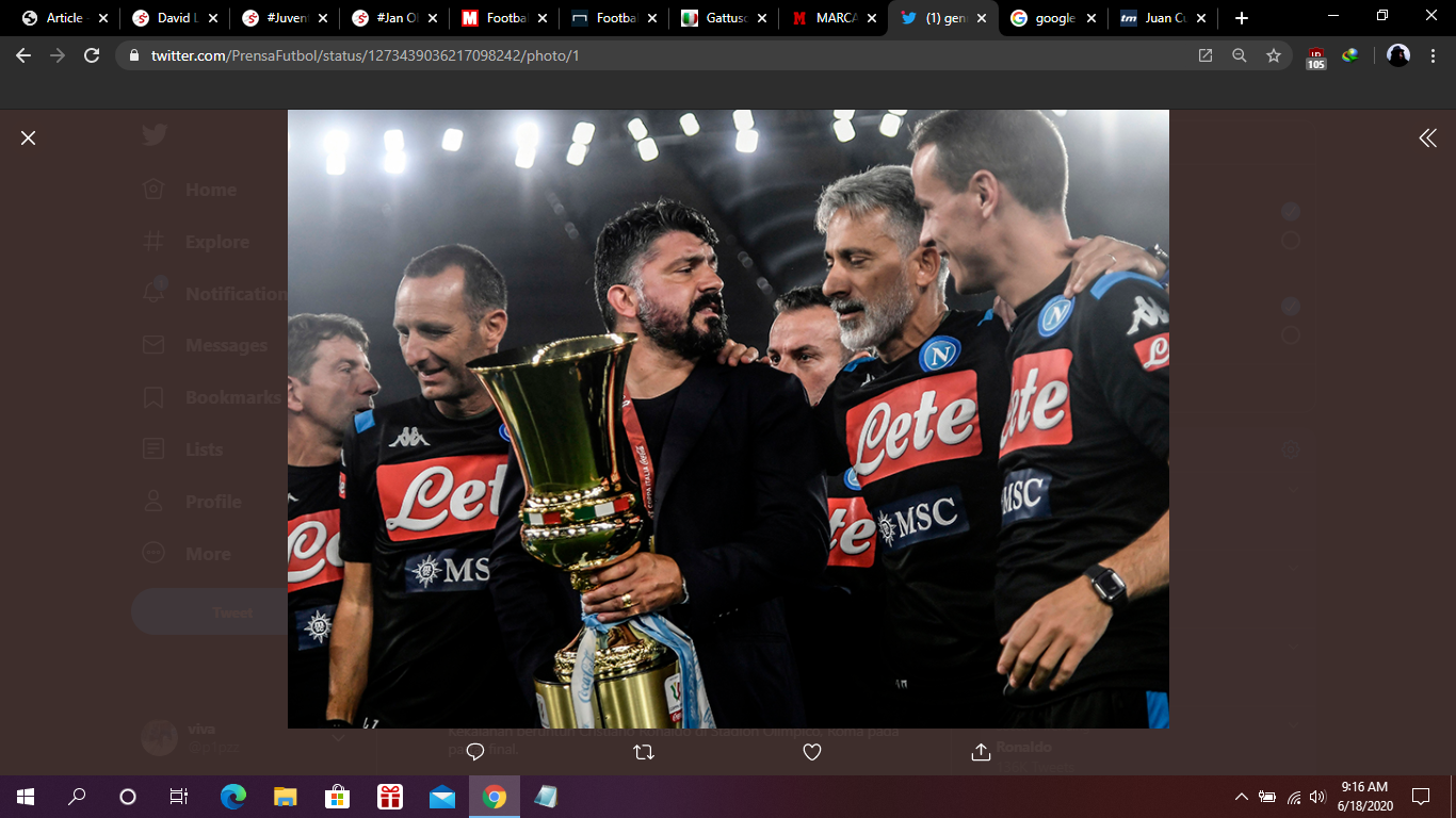 Napoli Tetapkan Target Baru Setelah Juara Coppa Italia