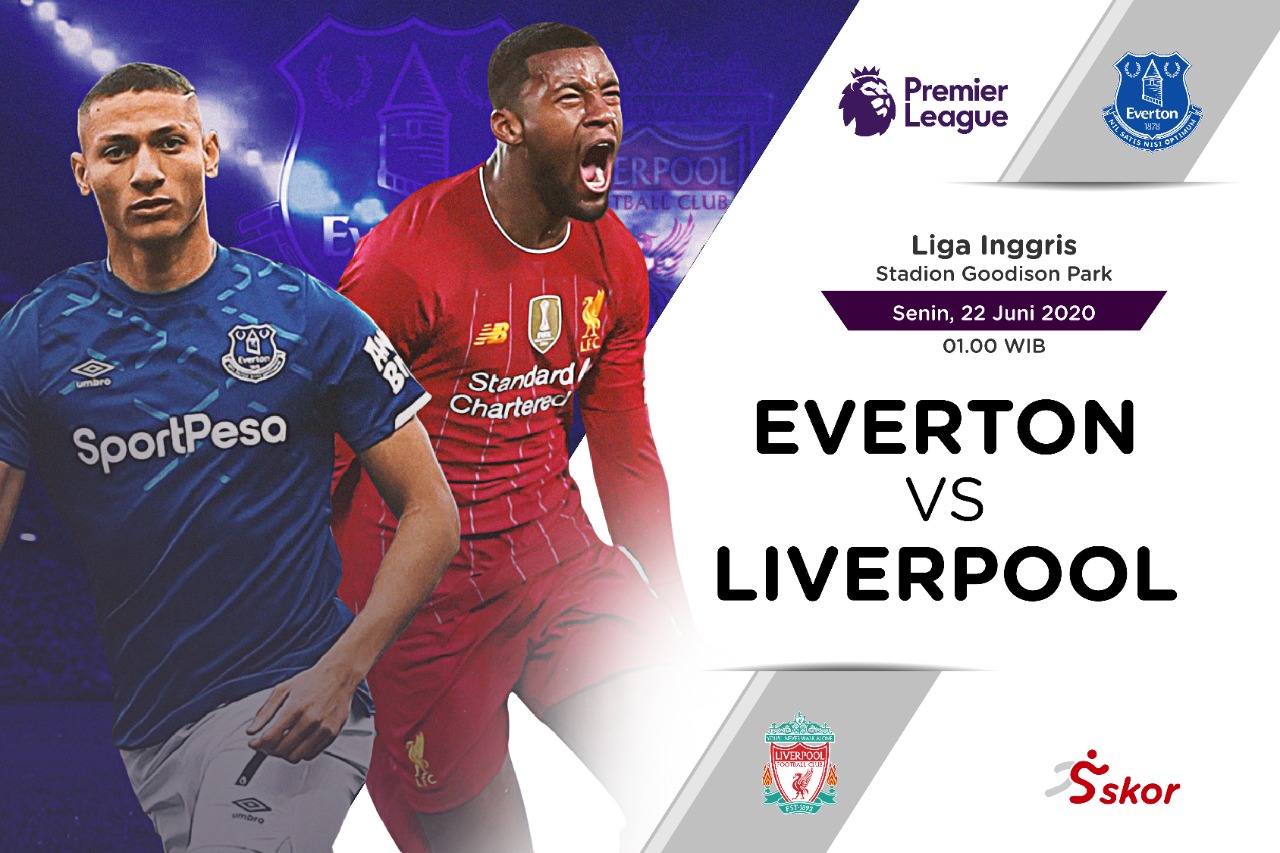 Link Live Streaming Liga Inggris: Everton vs Liverpool di Mola TV