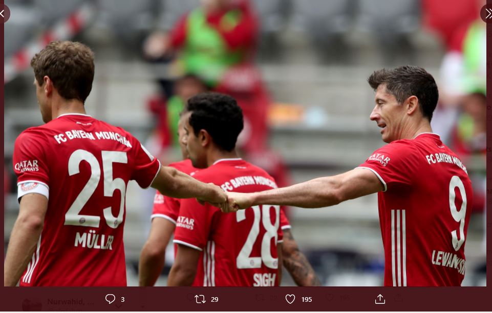Hasil Liga Jerman: Lewandowski Bawa Bayern Munchen Menang Telak