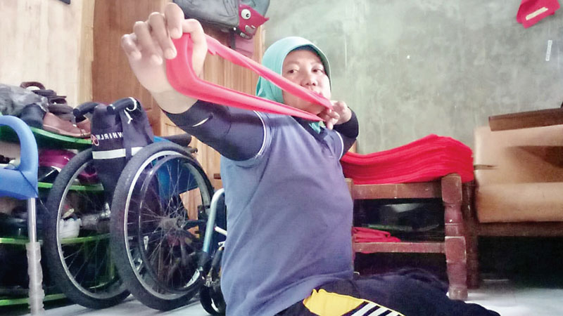 Pelatnas Virtual, Atlet Panahan NPC Indonesia Kembali Tingkatkan Insting 