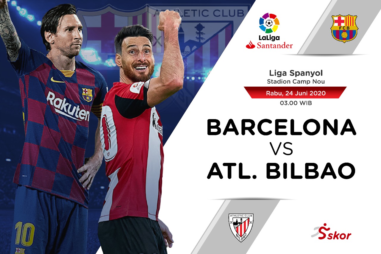 Susunan Pemain Liga Spanyol: Barcelona vs Athletic Bilbao