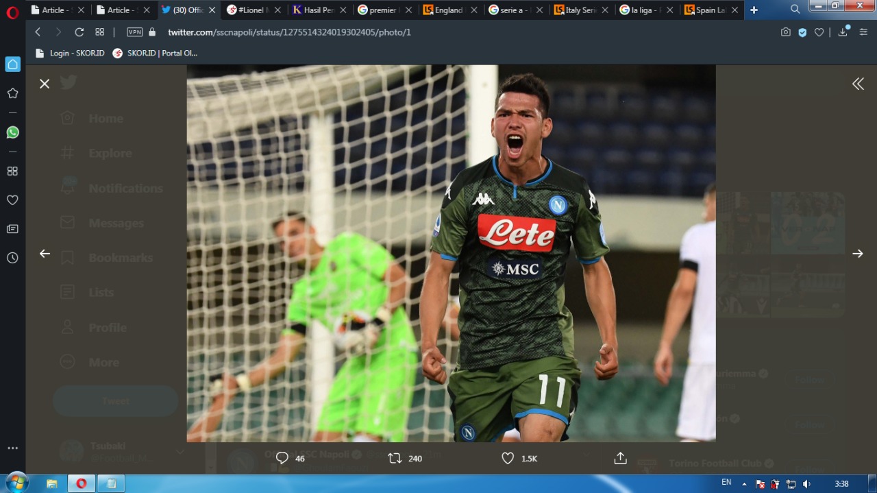 Hasil Lengkap Liga Italia: Kemenangan Napoli dan Simeone