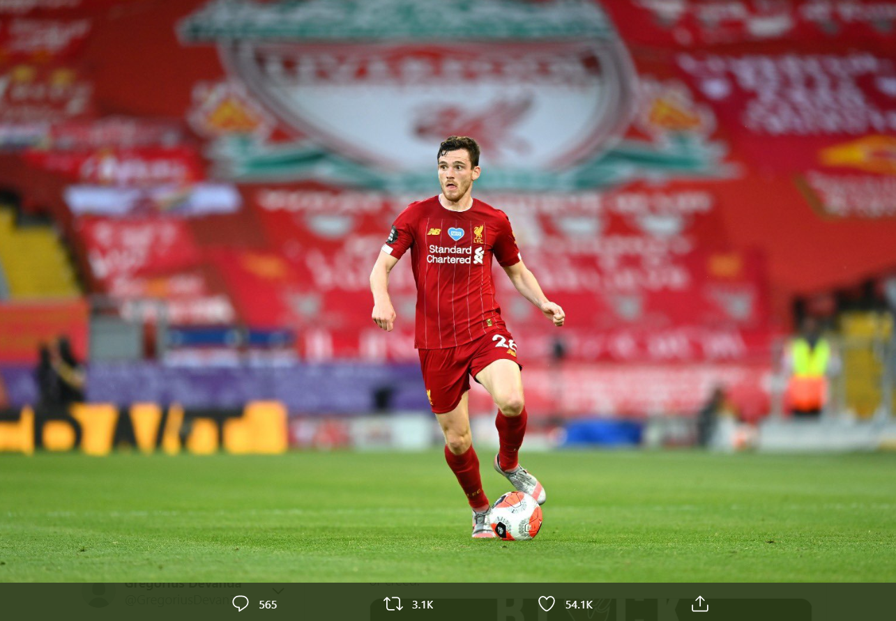 Andy Robertson Serukan Liverpool untuk Move On dari Gelar Liga Inggris Musim Lalu