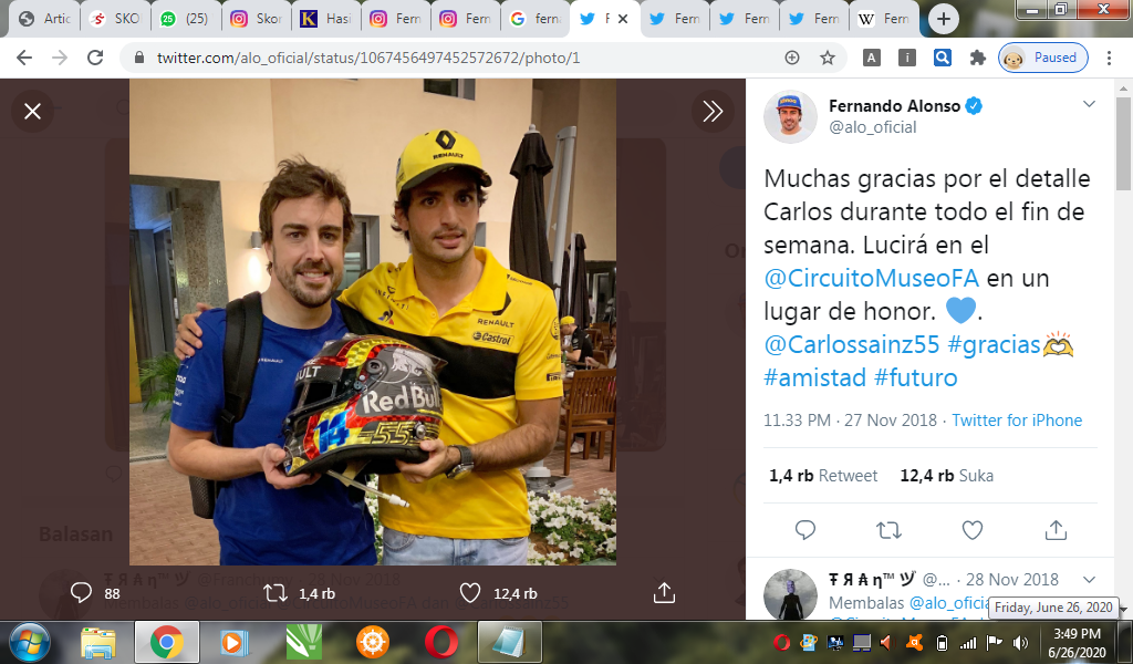 Target Fernando Alonso di F1 2021: Satu Podium dengan Carlos Sainz Jr