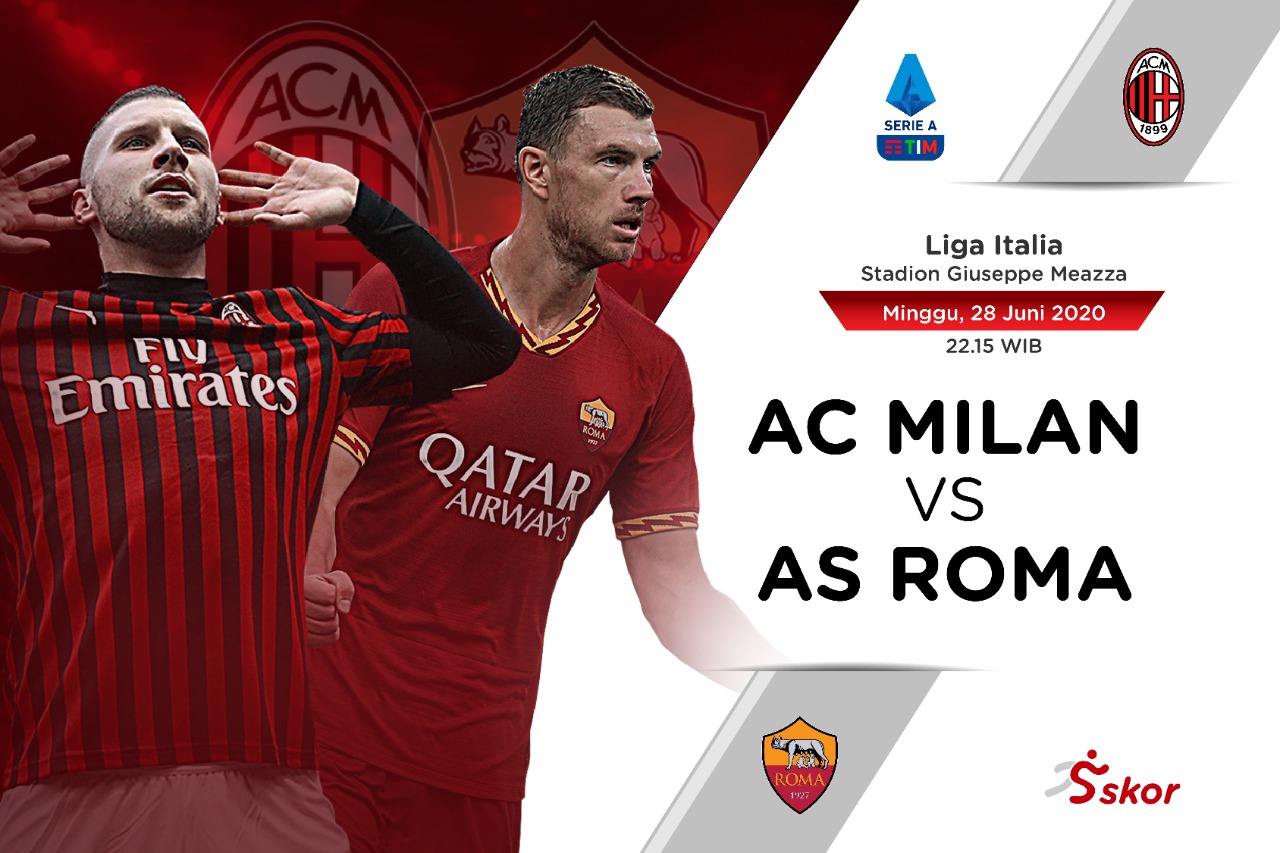 Prediksi Liga Italia : AC Milan vs AS Roma